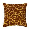 New Home Soft Decoration Geometric Milk Print Leopard Print Zebra Short Plush Ultra Soft Pillow Cushion Cover (Without Pillow Core)