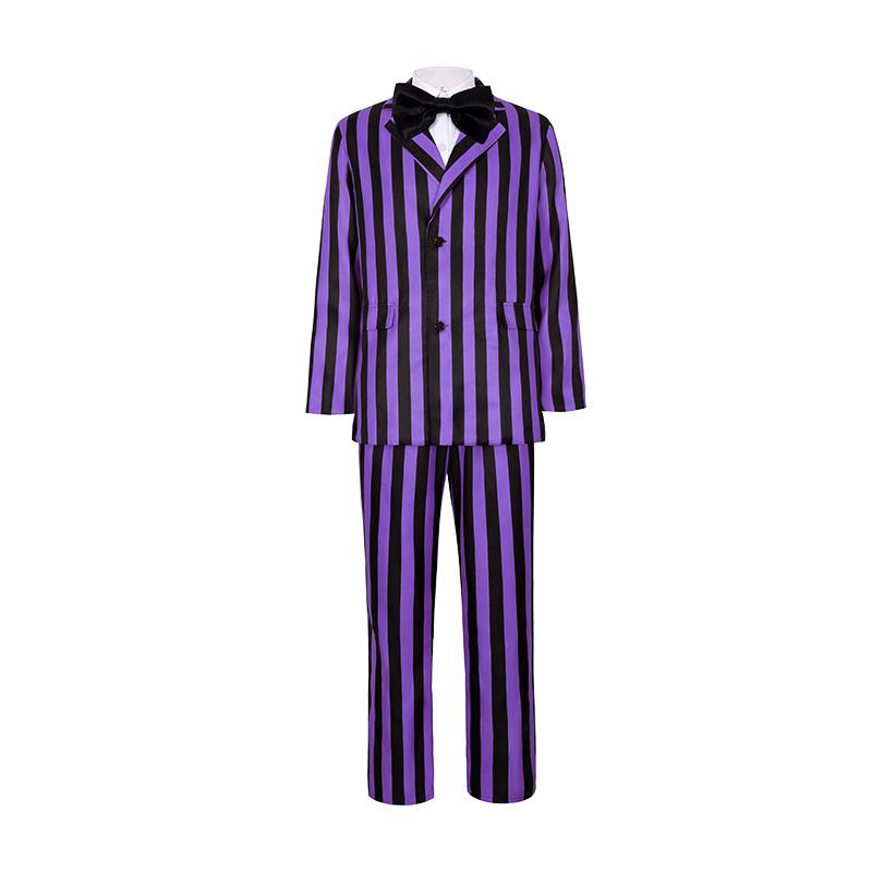 Anime Wednesday Addams Family Cosplay Costume Dress Kids Girl Wednesday Cosplay Costume Black Gothic Family Cotume