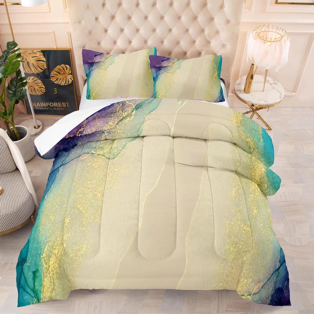 Пододеяльник с абстрактным черным золотом и мрамором, наволочки, комплект постельного белья Twin Queen King 200x200, роскошный скандинавский дизайнер
