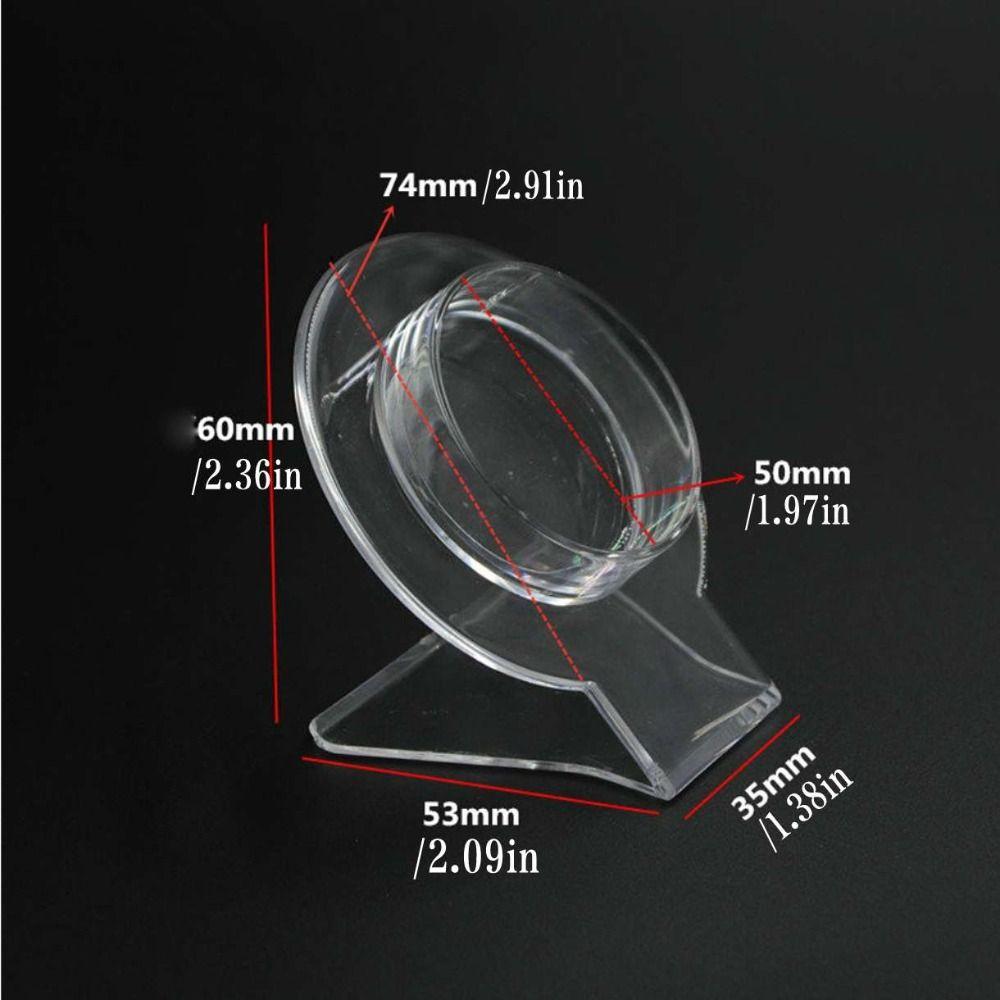 Acrylic Fashion Clear Bracelet Holder Bangle Organizer Jewelry Display Plate Jewelry Display Rack