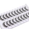 10 Pairs Natural Long False Eyelashes Fluffy Manga Lashes Fake Lashes  Eye Makeup Tool