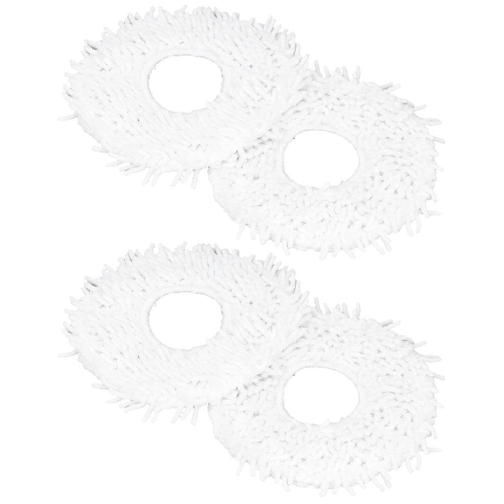 4 шт. Сменная швабра для подметальной машины, тряпка для мытья полов, накладка для швабры, нетканый материал для робота-подметальщика N9+