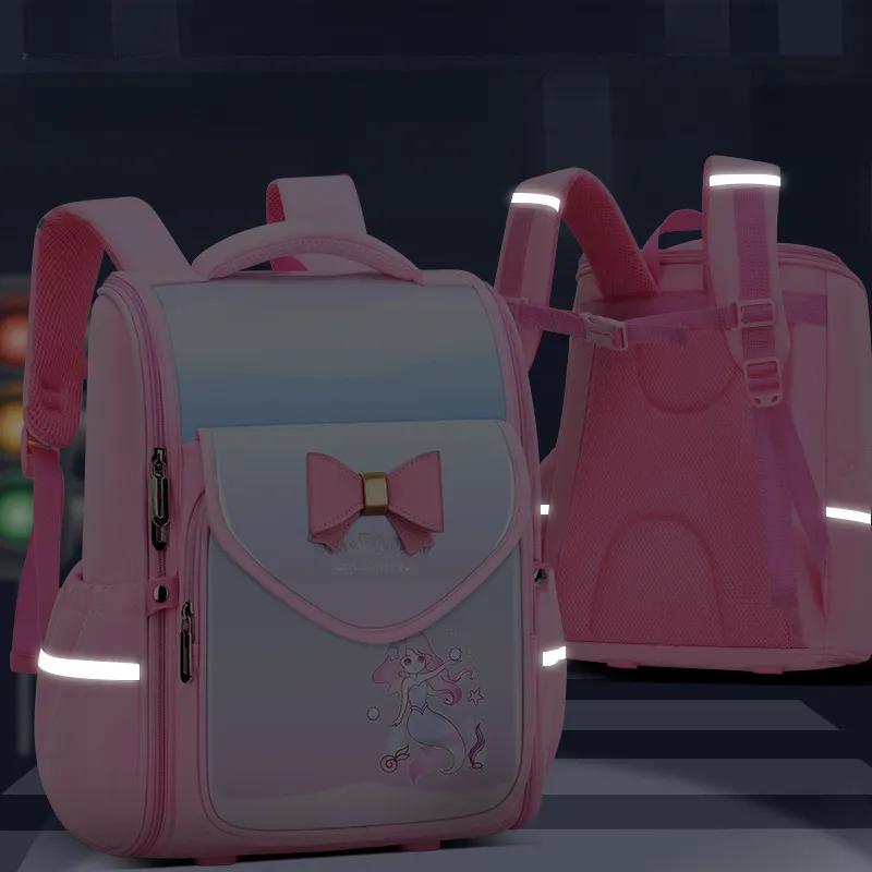 Новый студенческий непромокаемый детский школьный рюкзак с принтом для девочек и мальчиков, студенческий рюкзак начальной школы, большой вместительный рюкзак, школьная сумка