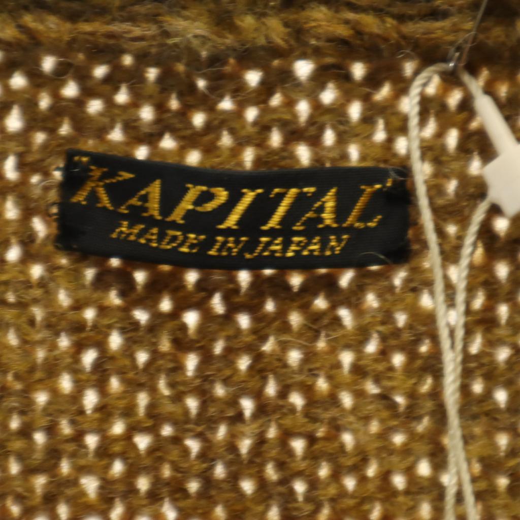 Unused KAPITAL Made In Japan Long Sleeve 3G Cutout Raglan Sweater 3 Knit Women Used