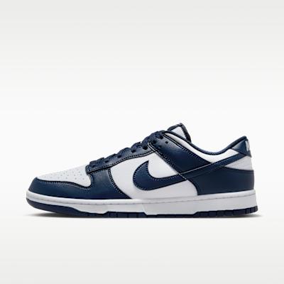 Nike Dunk Low Белый Полуночно-синий