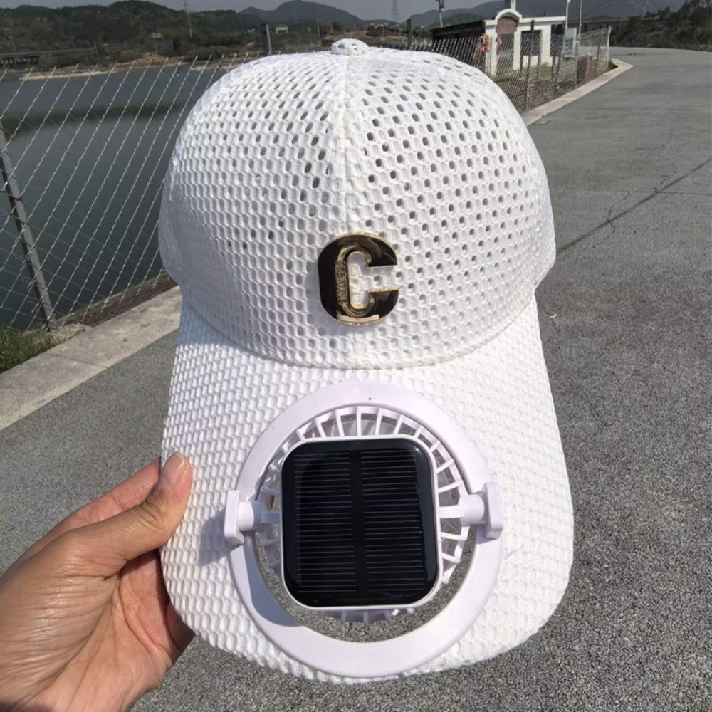 Quick Dry Solar Fan Hat USB Charging Sun Protection Caps New Baseball Cap  Summer