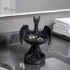 Ретро-подставка «Летающий Дракон», 3D-печатный лоток для хранения, форма из матовой черной смолы, дизайн птерозавра, пылезащитный органайзер для украшений, для колец, сережек, дома
