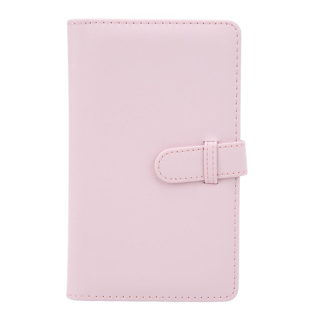 3 Inch 108 Pockets Photo Album PU Leather Mini Photo Album for Movie Tickets Business Cards