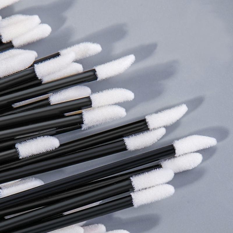 50Pcs Disposable Lip Brush Eyelash Makeups Microbrush Lash Extension Mascara Applicator Lipstick Wands Set Cosmetic Makeup Tools ARI