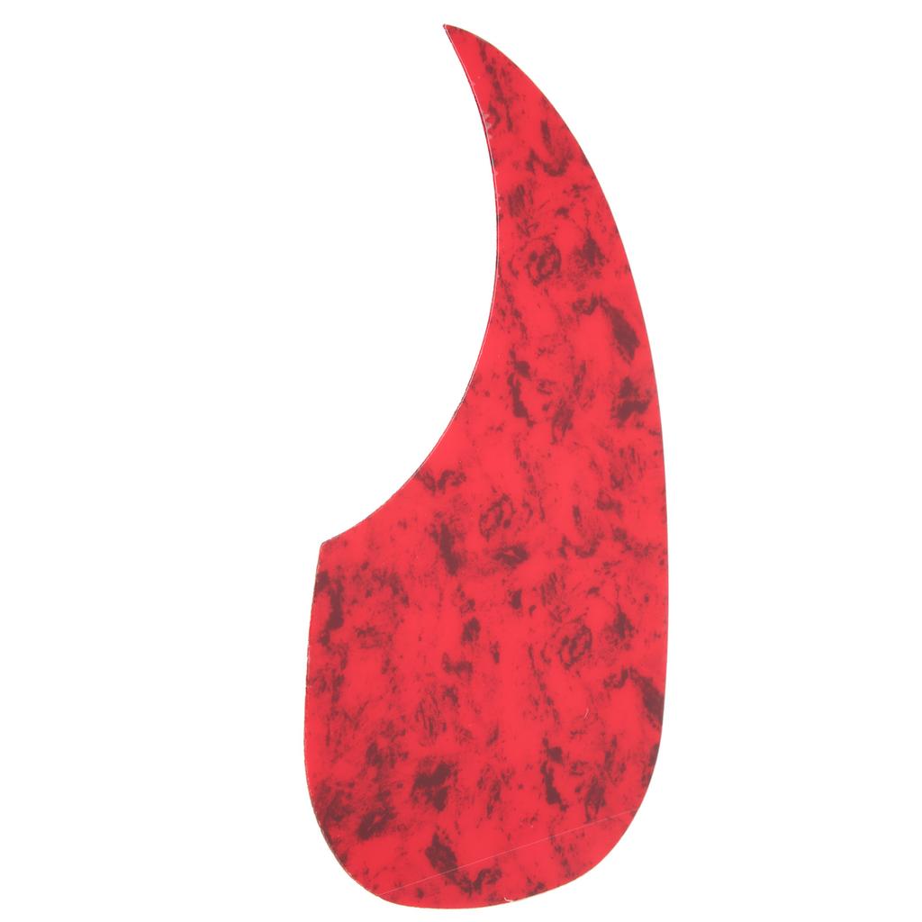2Pcs Acoustic Guitar Pickguard Folk AntiScratch Guard Plate Replacement for 3841in Celluloid(Red Tortoise Color Water