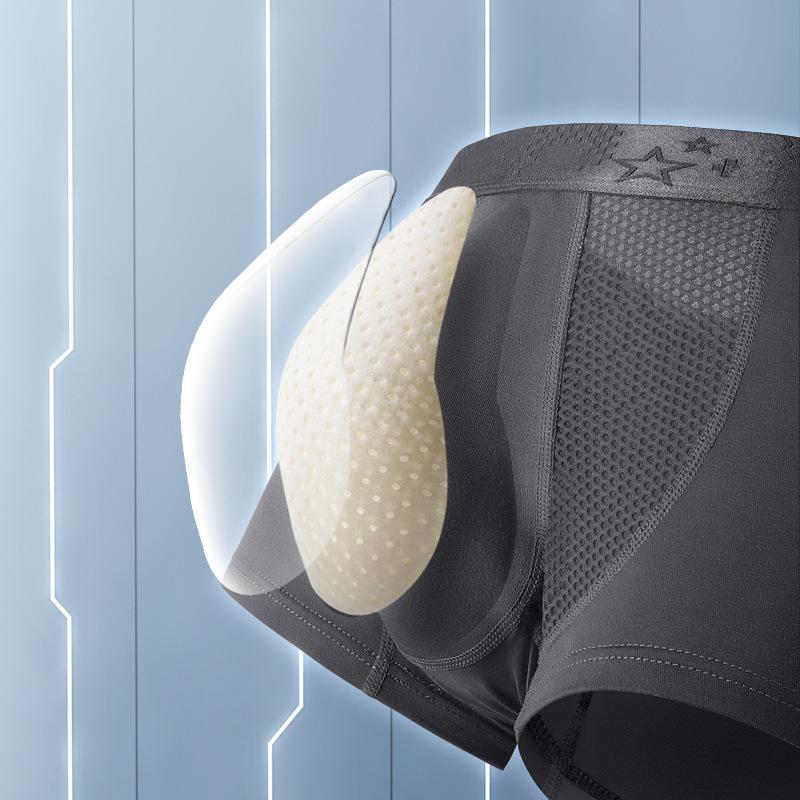 Мужские дышащие спортивные шорты-боксеры 3DU Pouch — удобное, антибактериальное сетчатое нижнее белье для молодежи