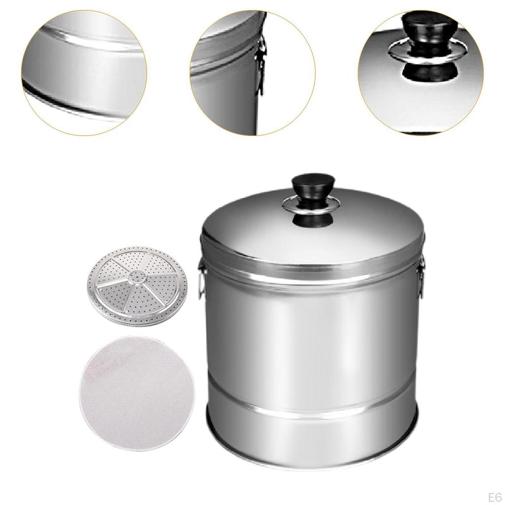 Рисоварка из нержавеющей стали, ведро для суши с клецками и вставкой для слива, кастрюля для пароварки для еды