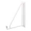 Yamazaki Jitsugyo 4722 Magnetic Bathroom Clothes Drying Mist Bathroom Drying Indoor Drying Hanger, White, Approx. W5XD18.5XH23cm