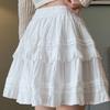 Fashion Trendy Sweet Cake Skirt For Women Summer 2024 New High-waisted Slimming Anti-exposure Fluffy A-line Skirt