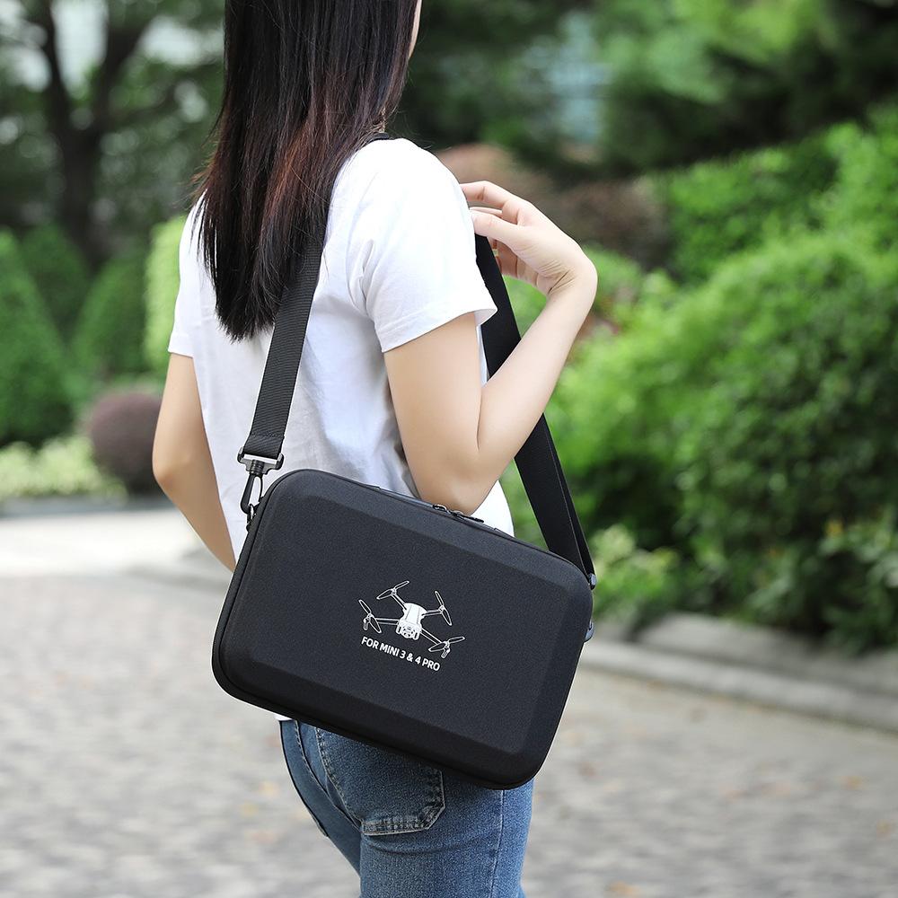 Portable Shoulder Storage Bag for DJI Mini 4 Pro/Mini 3 Pro/Mini 3 Fly More Combo Drone RC 2/RC/N2 Controller Bag Accessories