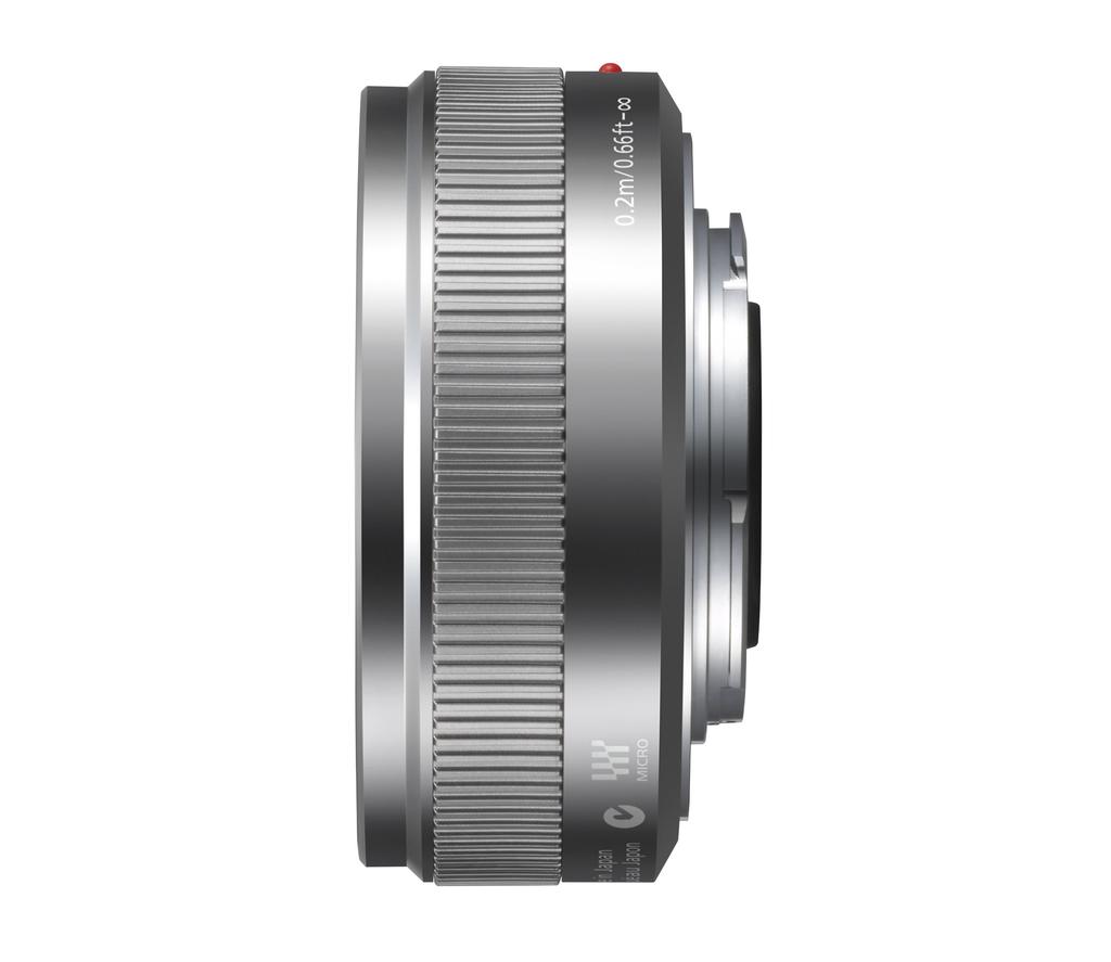 Panasonic Объектив с одним фокусом для Micro Four Thirds Lumix G II Silver 20 мм/F1.7 ASPH. H-H020A-S