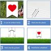 12 "Happy Wedding" Yard Signs with Stakes - Outdoor Lawn & Patio Decorations