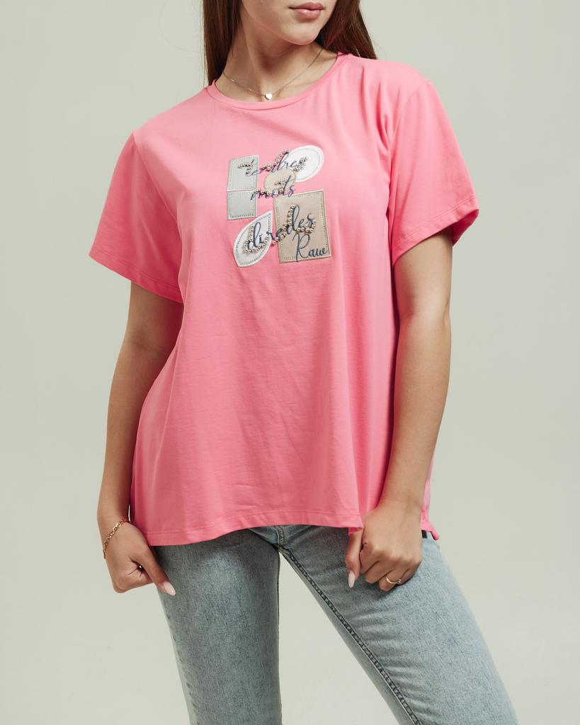 Футболка женская RAW 36922 XL розовая