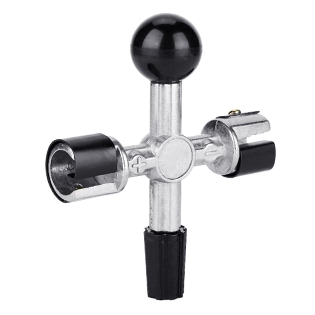 4-ходовой очиститель клемм и клемм аккумулятора Практичный развертка зажимов и скребки клемм Защитник аккумулятора для автоматической очистки