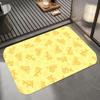 Cartoon-G-Garfield Floor Mat Diatomite Bath Mat, Quick Dry Absorbent Non-Slip Door Mat