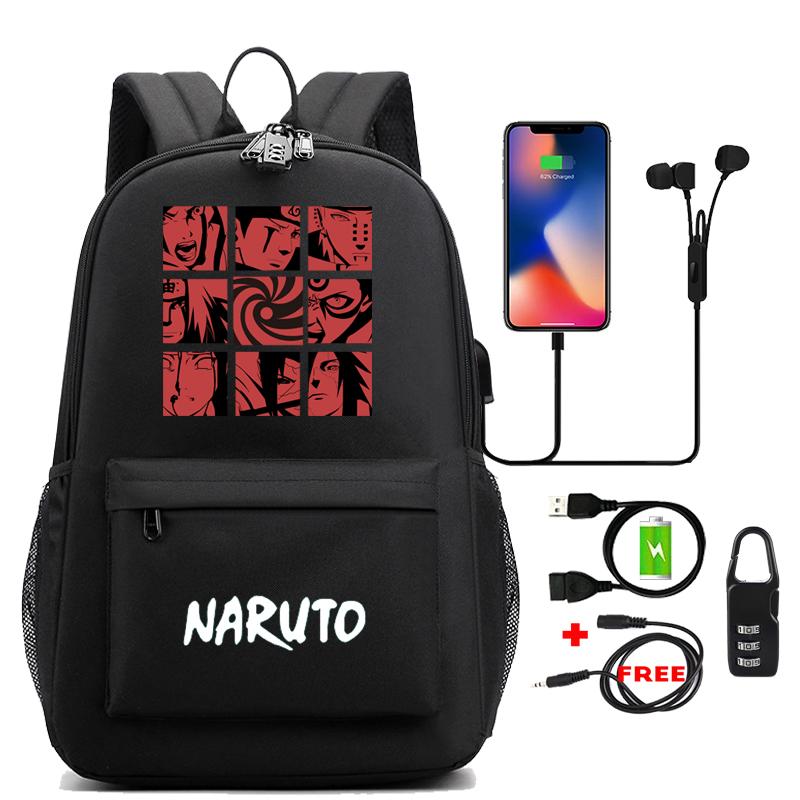 Рюкзак в стиле аниме «Снова в школу», рюкзак, студенческий школьный рюкзак для мужчин и женщин, USB-рюкзак для отдыха, дорожный рюкзак для подростков, сумки для мальчиков и девочек