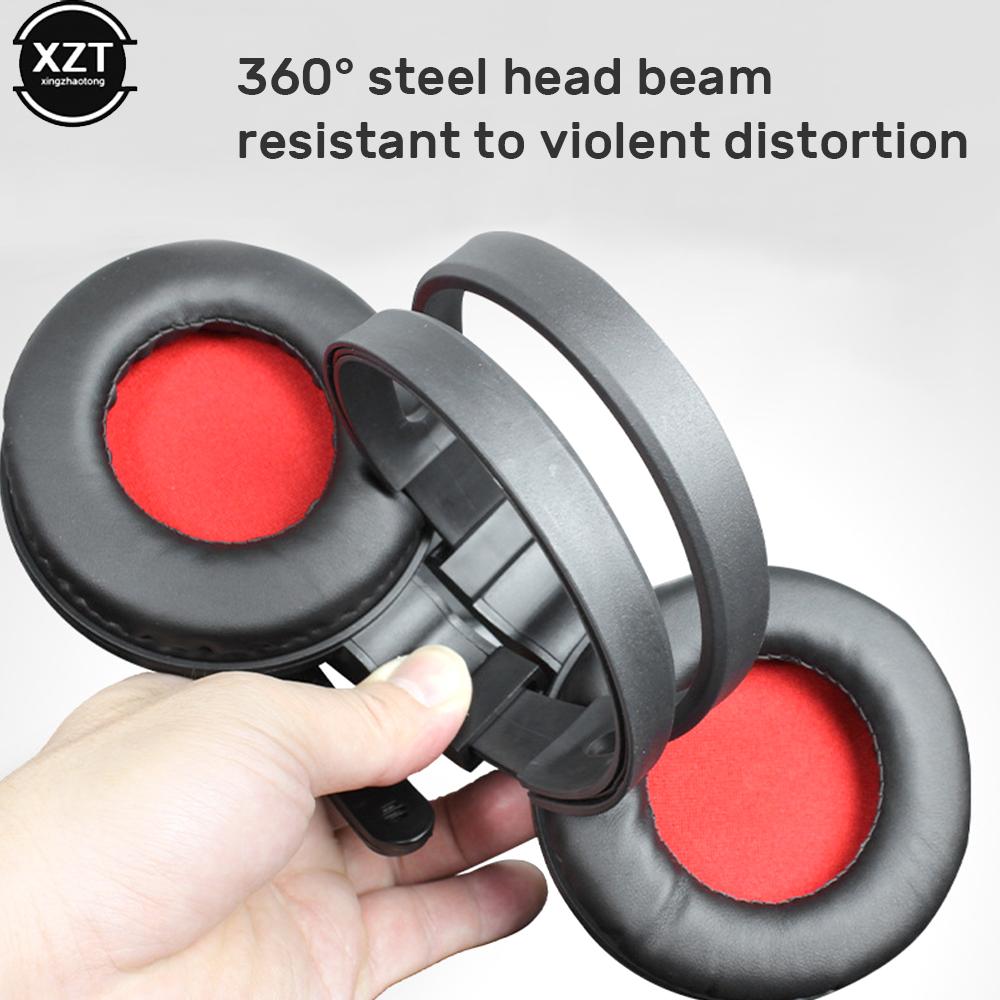 Headphones 3.5mm Wired Gaming Headsets Earphones Music For Ps4 Play Station 4 Game Pc Chat Computer With Microphone Accessories