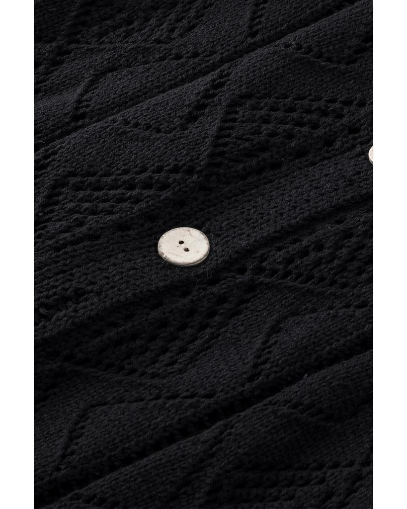 Azura Exchange Кардиган с ажурной вязкой