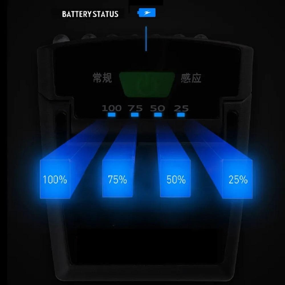 6 LED Black Rechargeable Cap-Clip Lamp Head Lamp Hat Sensor Torch Light Camping