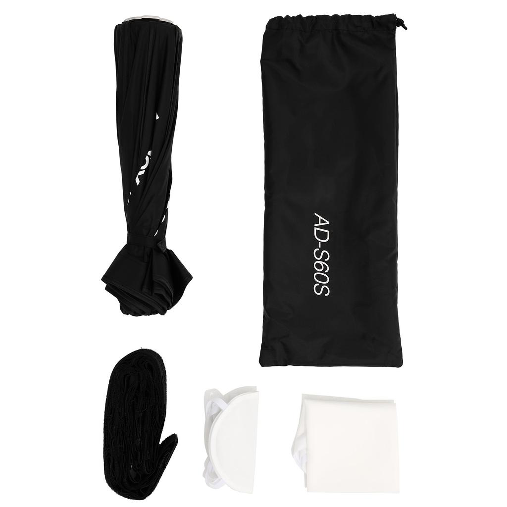 AD-S60S Восьмиугольная студийная софтбокс 60 см/23,6 дюйма Speedlite Speedlight Рассеиватель Крепление Godox с сеткой