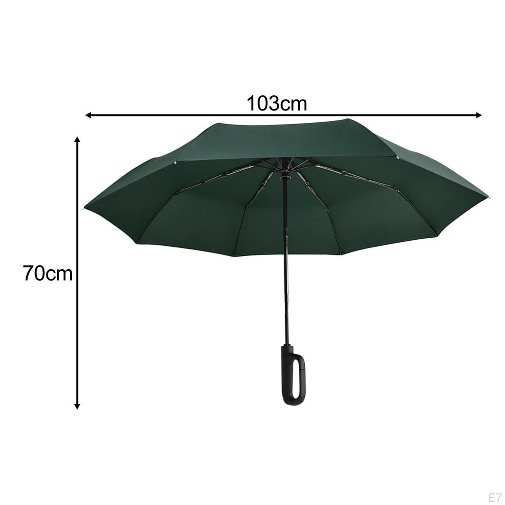 8 Ribs Rain Umbrella Waterproof Folding Business Automatic Opening And Closing for