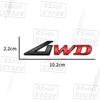 4WD Car Lettering Badge Sticker For Genesis G80 G90 G70 GV60 GV70 GV80 GV90 EQ900 Hyundai Logo Metal Trunk Emblem Accessories XX45