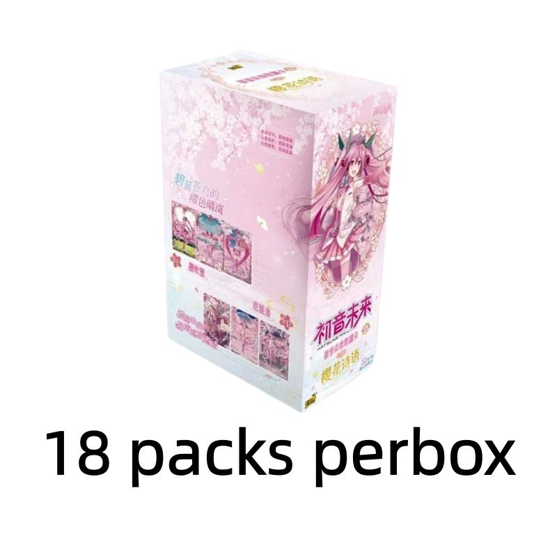 Genuine Hatsune Miku Series Charm Volume II Card Animation Characters Peripheral Children's Birthday Collection Gift Toys