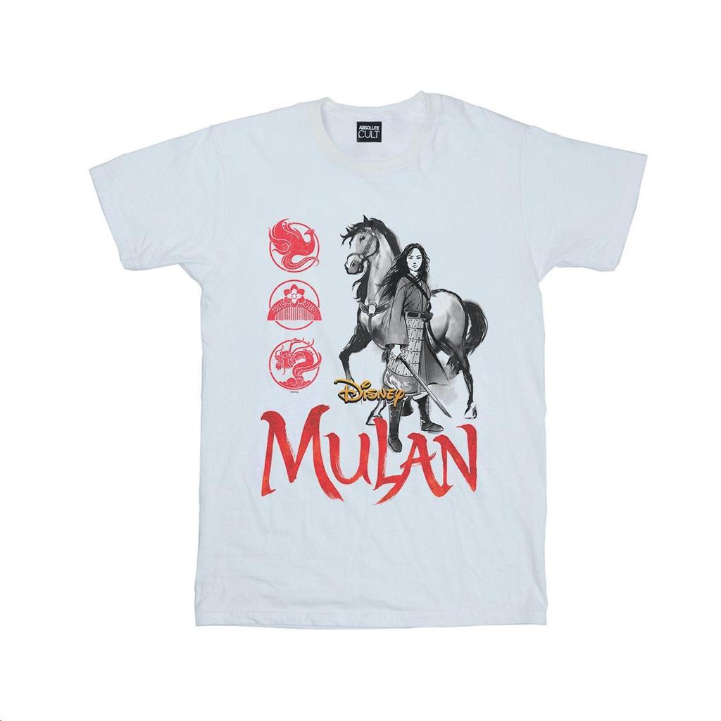 Disney Mens Mulan Movie Horse Pose T-Shirt