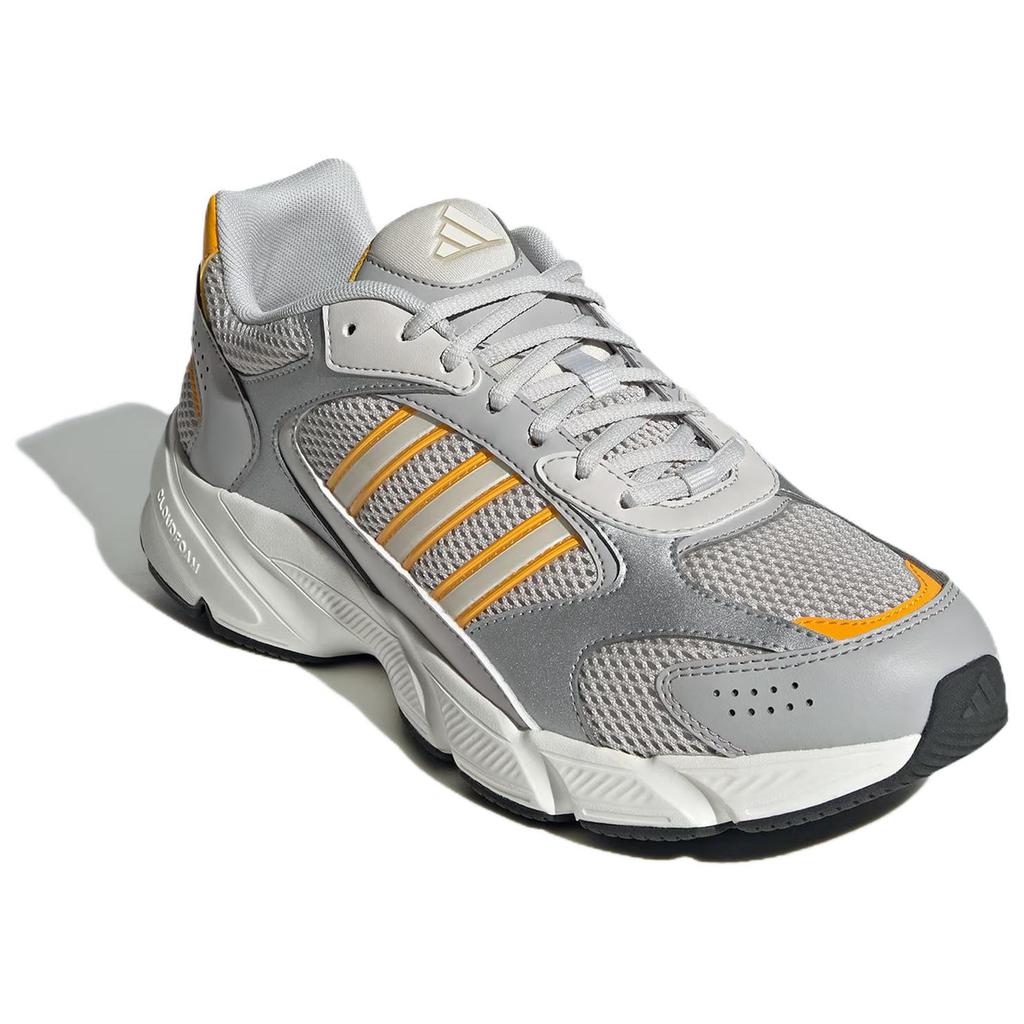 adidas Crazychaos 2000 Удобные Нескользящие Прочные Повседневные Кроссовки с Низким Верхом Унисекс Серебристо-Желтые JP5661