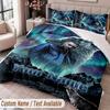 Custom Name Text 3Pcs Bedding Set Kontra K Duvet Cover And Two Pillowcases