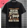 Unisex  Unisexs Funny Aircraft Mechanic Humor Style Graphic TShirt Pure Cotton Sleeve Casual Tshirt for Aviation Enthusiasts