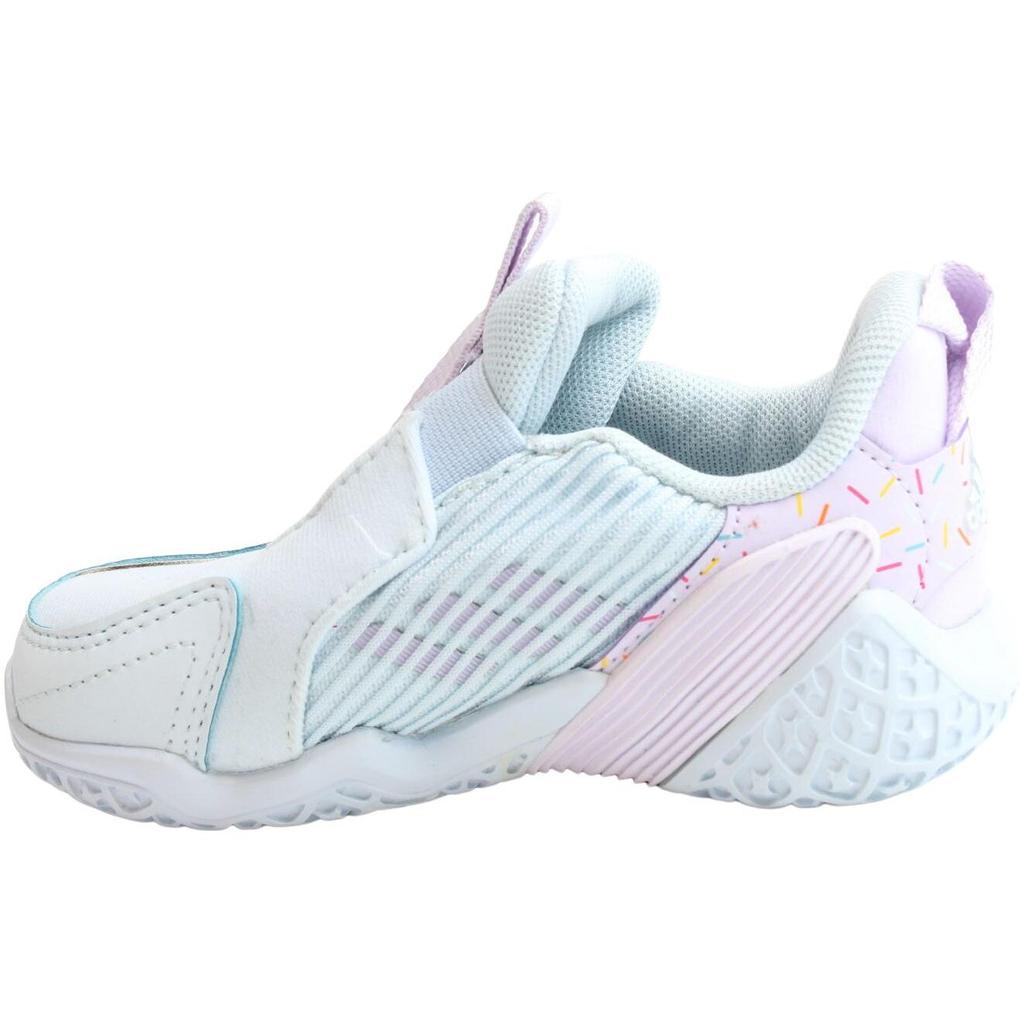 Adidas 4Uture RNR Slip Resistant Abrasion Resistant Low top Toddler Shoes Baby White Blue FW3786