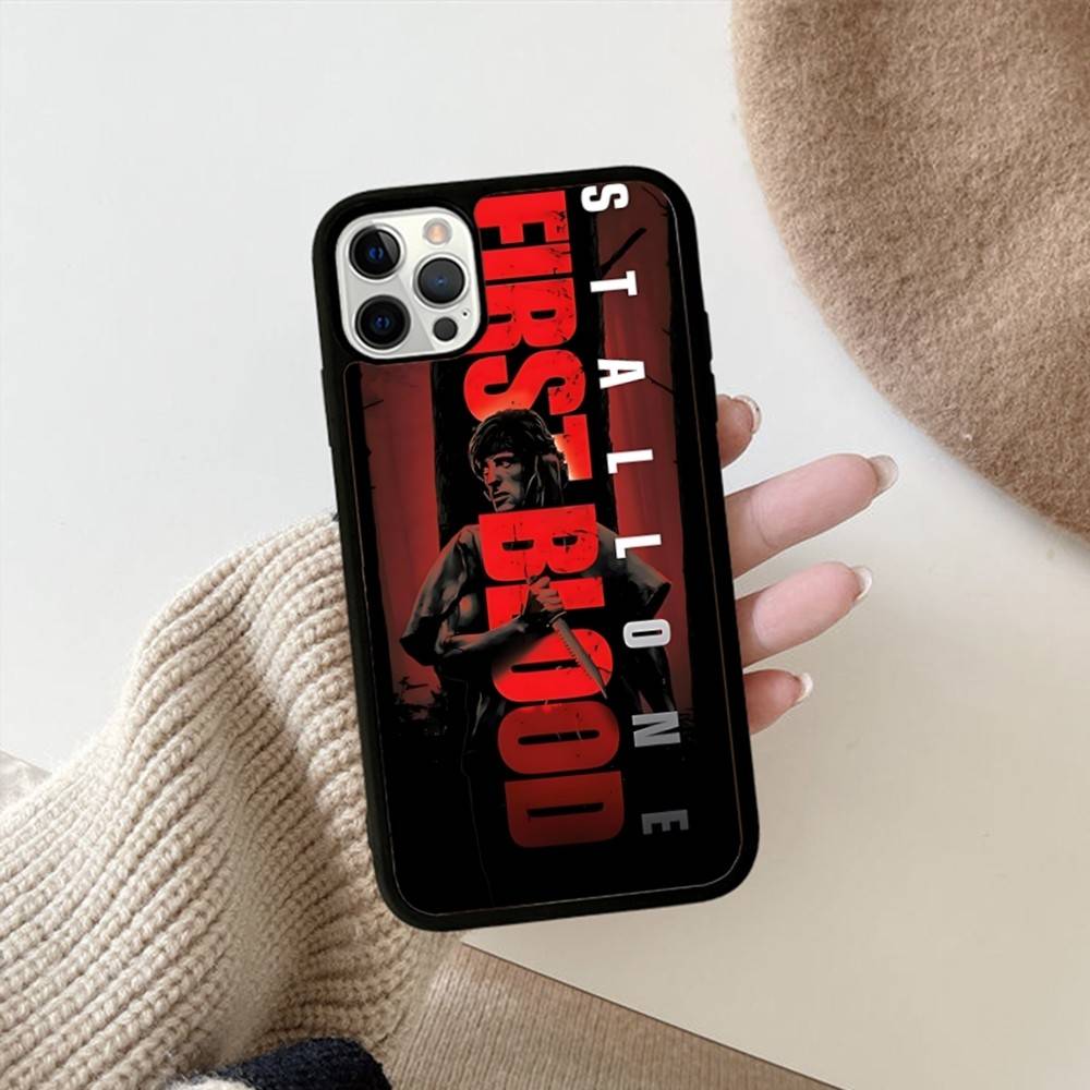 1 шт. Чехол для телефона из фильма «Рэмбо: Первая кровь» для iPhone 17 16 15 14 13 Plus 12 11 Pro Max, чехлы из ПК+ТПУ, задняя крышка
