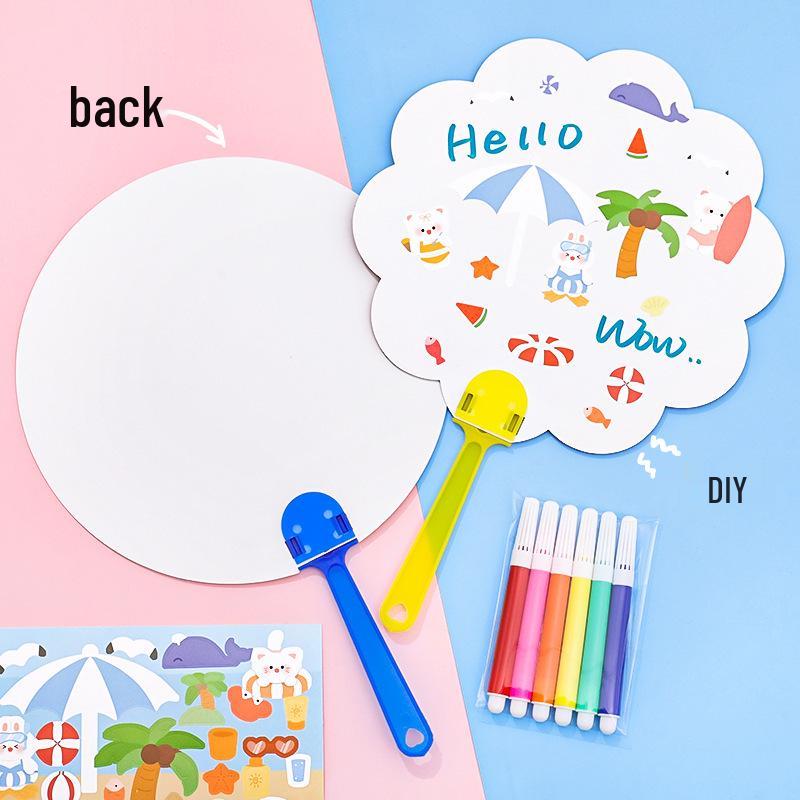 Детский DIY Мультяшный Граффити-Веер – Креативный Подарок на День Рождения в Детский Сад и Приз в Классе.