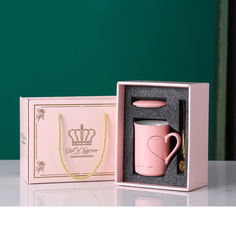 Творческая личность, скандинавская кружка в форме сердца, керамическая чашка для воды, чашка для молока