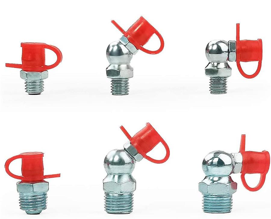 Набор метрических пресс-масленок 6 размеров 160 шт. M6 M10 Прямые, Угловые 180°, 90°