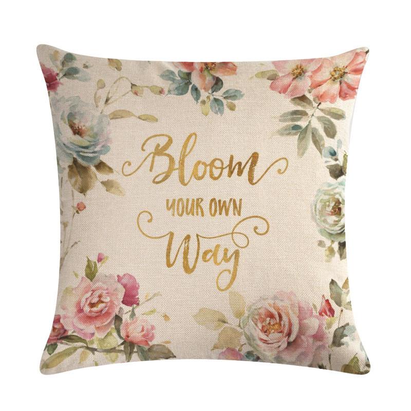 45x45 см птицы и цветы диван декоративная наволочка наволочка белье 45*45 декоративная подушка домашний декор наволочка
