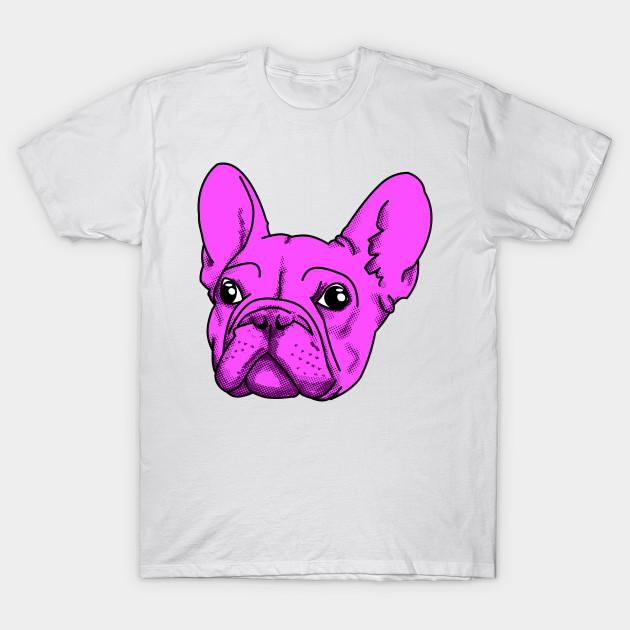 T Shirt Women Cool Purple French Bulldog Harajuku Print Kawaii Tshirt Summer Short Sleeve Female T-Shirt Top Tee