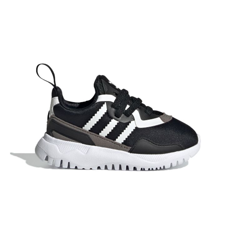 adidas Flex Infant Черно-белые детские кроссовки Core-Black Cloud-White Grey-Four FX5327