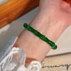 Оригинальный дизайн, имитация нефрита, изумрудно-зеленый браслет, женский браслет с высокой посадкой, уличный киоск, высококачественный натуральный браслет