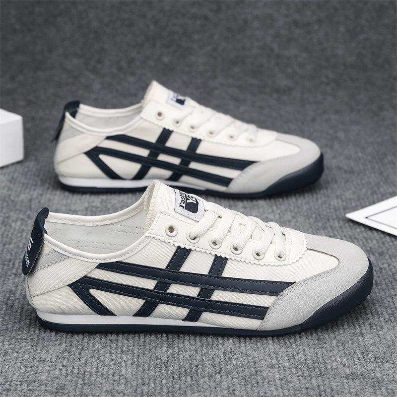 Форрест Гамп ветер 2025 лето новая легкая парусиновая мужская обувь мужская универсальная ленивая обувь пара низкие кеды повседневная обувь для скейтборда