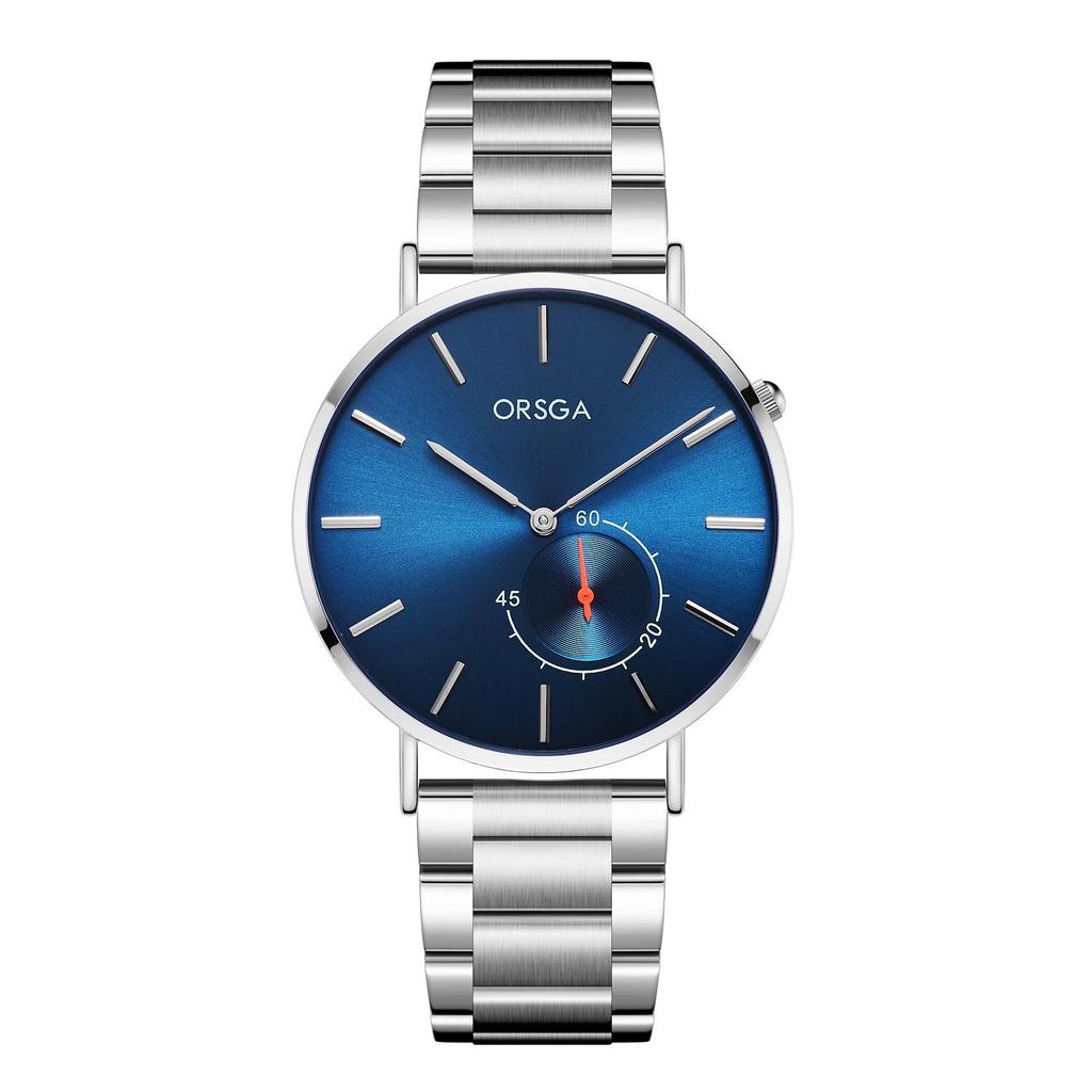 ORSGA Fashion Сверхтонкие Минималистичные Мужские Водонепроницаемые Кварцевые Часы