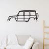 1PC Metal Wall Art G63 Car Silhouette Wall Art Indoor Bedroom Home Outdoor Wall Decor Gift For Car Lovers SUV
