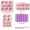 Cartoon Dog Cat Paw Pink Silicone Cake Molds for Food Supplement Biscuit Jelly Fondant Chocolate Baking Pan Ice Tray