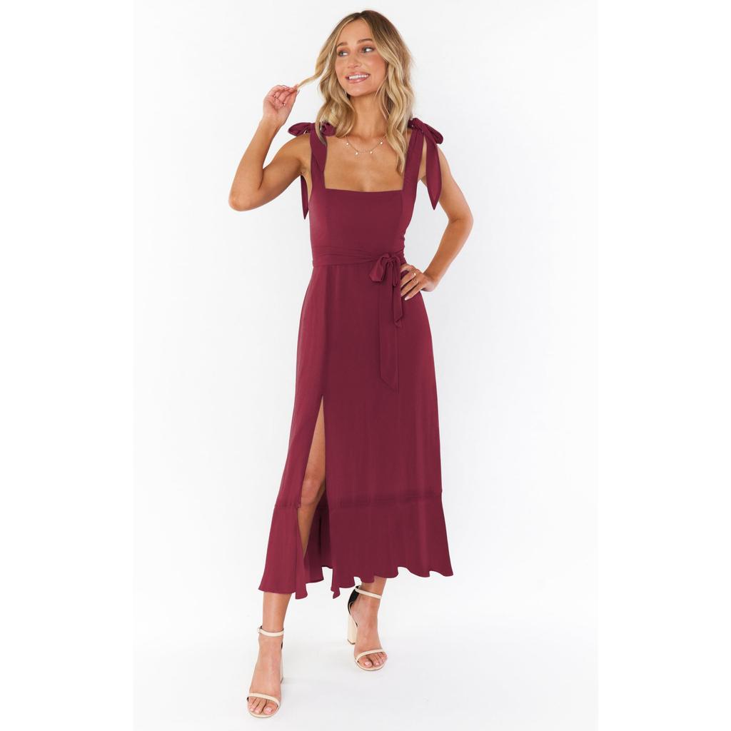 GMXIA Летняя элегантная мода женское темпераментное пригородное платье с разрезом юбка от кутюр